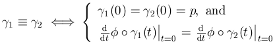 TeX rendering of the an equation from an article on differentiable manifolds